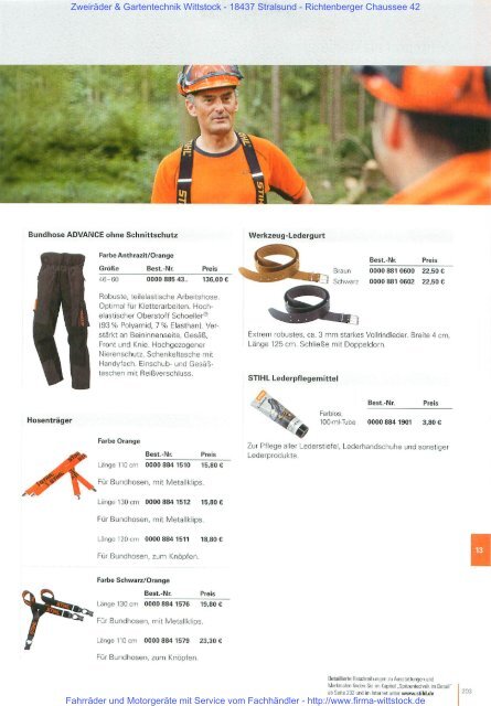 Katalog 2012 - Fahrräder und Gartentechnik Wittstock in Stralsund