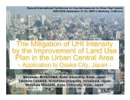 The Mitigation of UHI Intensity by the Improvement of Land Use Plan ...