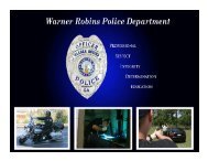 W.R.P.D. History - Warner Robins Police Department
