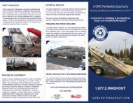 CWS Partnership Opportunity Brochure - Concrete Washout Systems