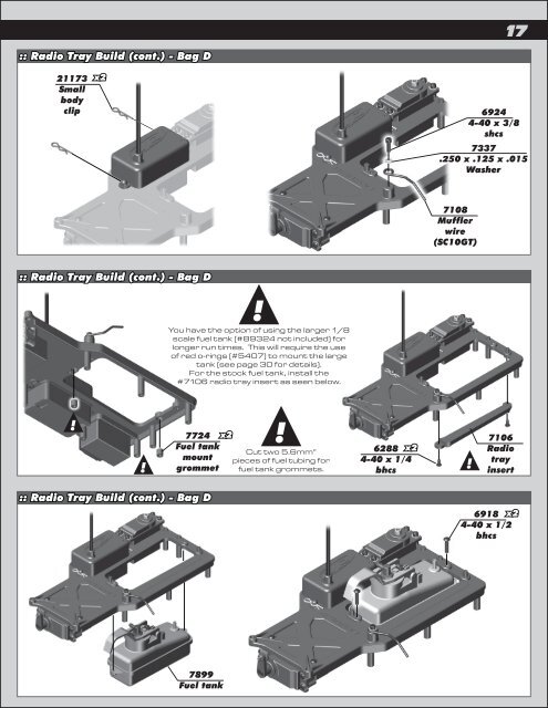 Instruction Manual - Team Associated