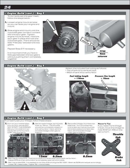 Instruction Manual - Team Associated