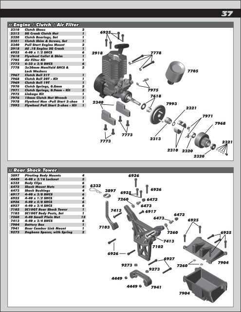 Instruction Manual - Team Associated