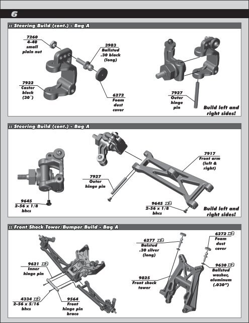 Instruction Manual - Team Associated