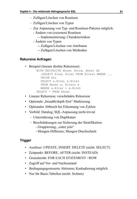 Skript Datenbanken I - Praktische Informatik Universität Kassel