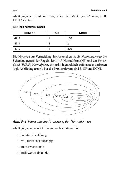 Skript Datenbanken I - Praktische Informatik Universität Kassel