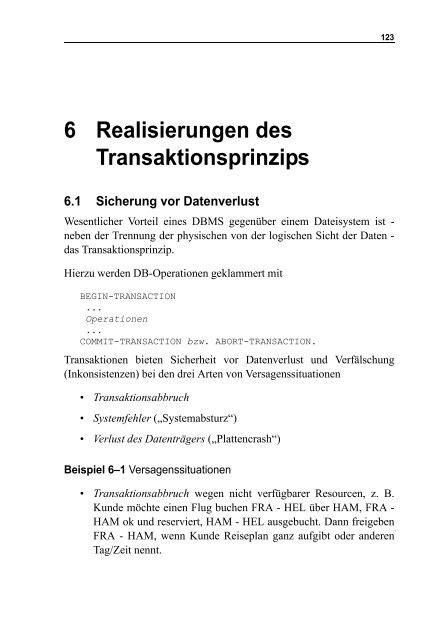 Skript Datenbanken I - Praktische Informatik Universität Kassel