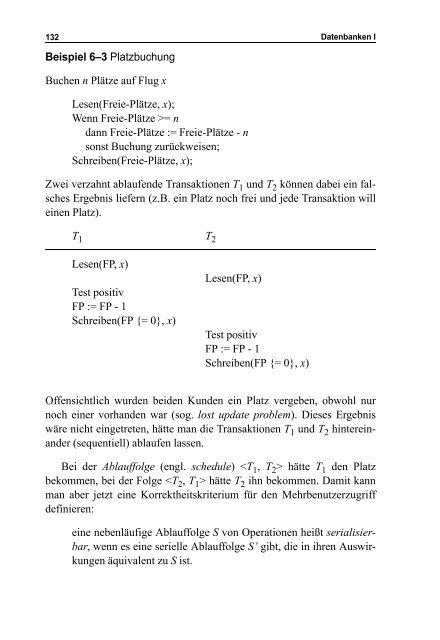 Skript Datenbanken I - Praktische Informatik Universität Kassel