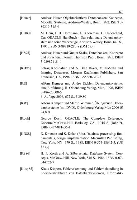 Skript Datenbanken I - Praktische Informatik Universität Kassel