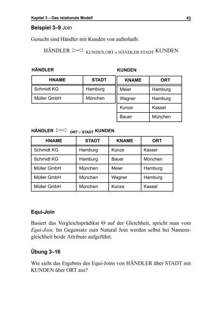 Skript Datenbanken I - Praktische Informatik Universität Kassel