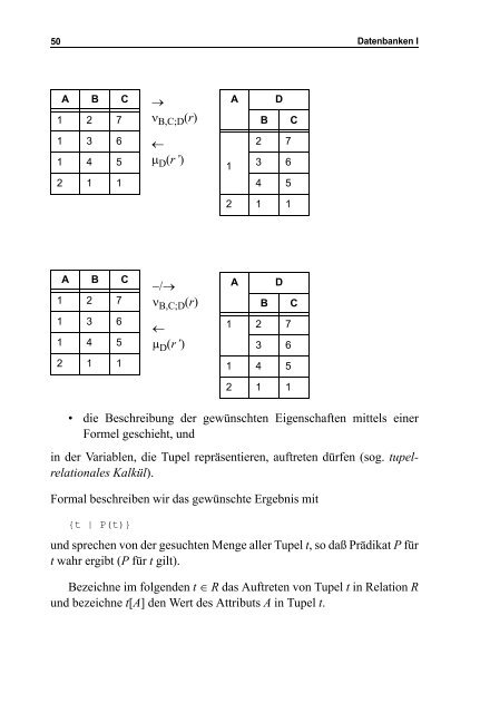 Skript Datenbanken I - Praktische Informatik Universität Kassel