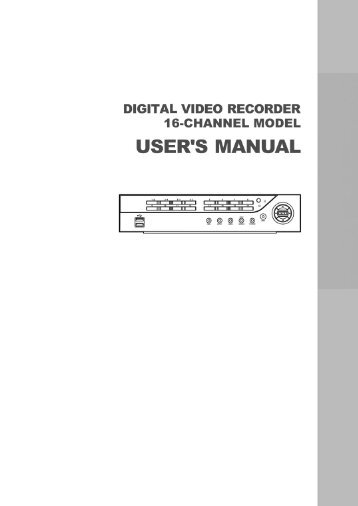 E-DVR-1640ED User Guide - EAGLE Technology