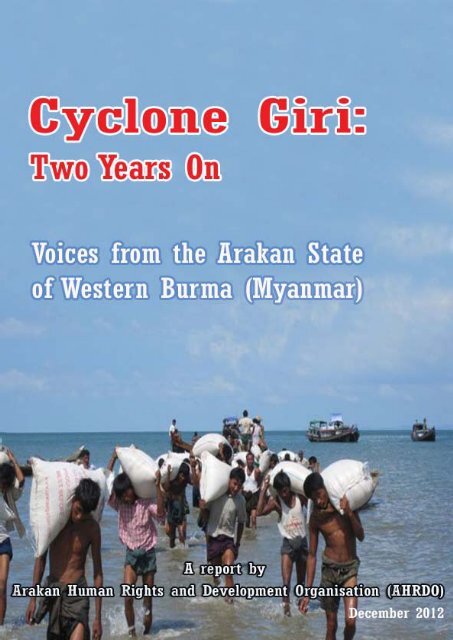 Cyclone Giri - Two Years On - Burma Action Ireland