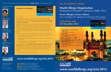 Conference - World Allergy Organization
