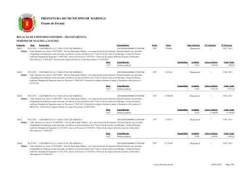 Estado do ParanÃ¡ PREFEITURA DO MUNICIPIO DE ... - MaringÃ¡