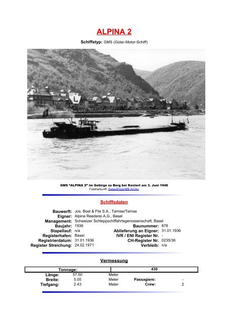 ALPINA 2 - Swiss-Ships