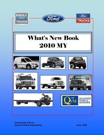 What's New Book 2010 MY - Ford Fleet