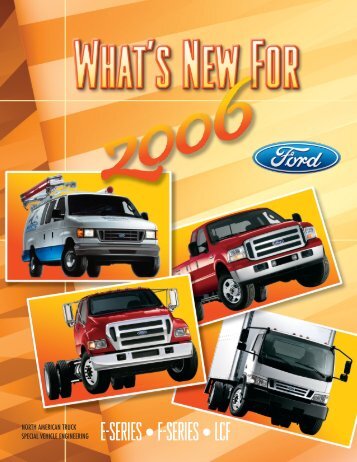 Whats New For 2006 - Ford Fleet