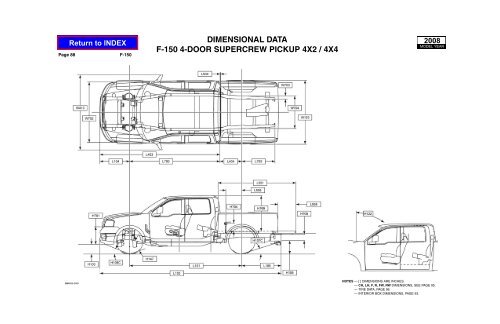 Dimensional Data F 150 4 Door Supercrew