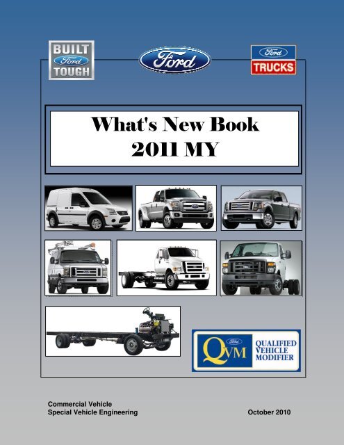 What's New Book 2011 MY - Ford Fleet
