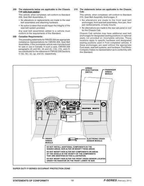 2012 super duty f-series incomplete vehicle manual - Ford Fleet