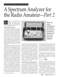 A Spectrum Analyzer for the Radio AmateurâPart 2