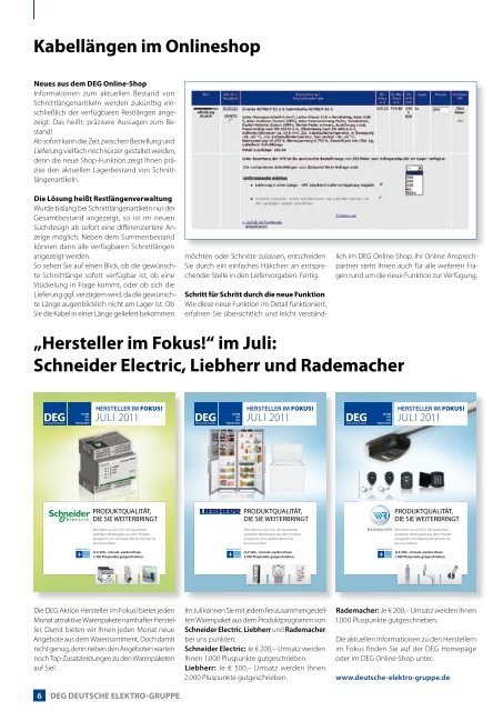 IMPULS! Ausgabe 2 -  Deutsche Elektro Gruppe