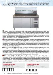 Banchi refrigerati pizzeria ventilati - Refrigerated counters for - Forcar