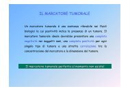 IL MARCATORE TUMORALE - Medicina e Chirurgia