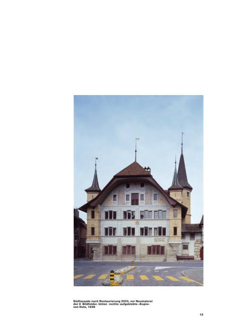 Schloss BÃ¼ren an der Aare, Restaurierung und kÃ¼nstlerische ...