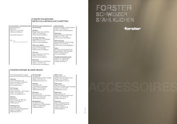 forster partner in ihrer region forster showrooms ... - Forster Küchen