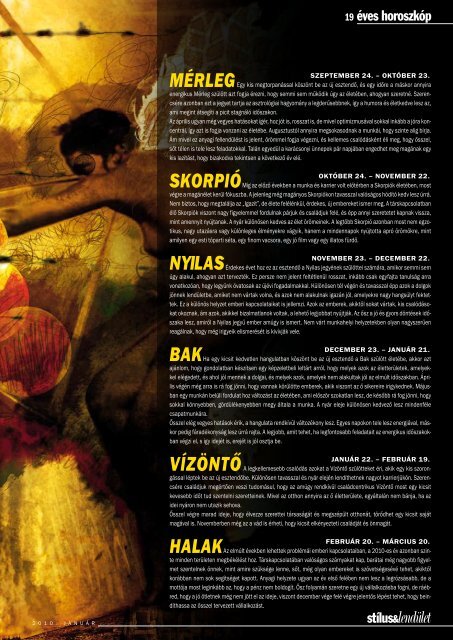 StÃ­lus & LendÃ¼let 2010. januÃ¡r (pdf, 7.6 MB) - Mol