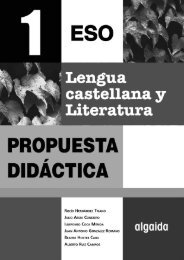 Proyecto curricular. PD Lengua Castellana y Literatura 1Âº ... - Algaida