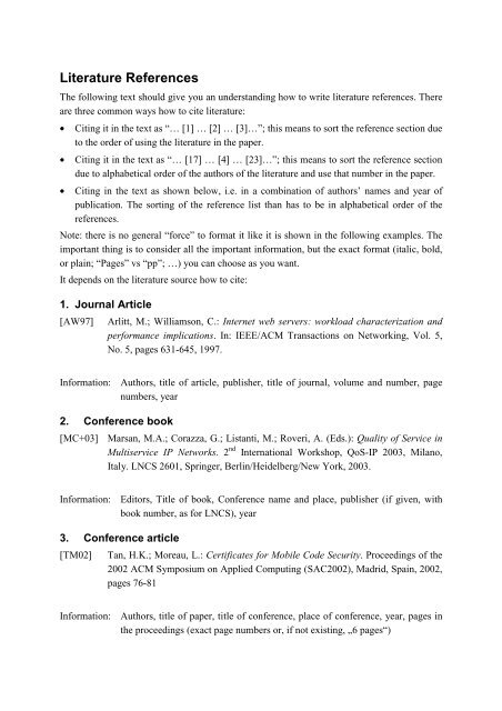 Reference literature deals