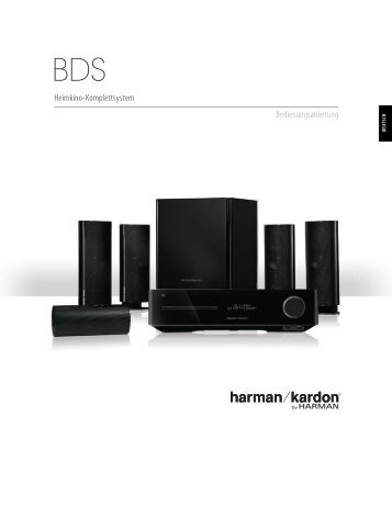 Heimkino-Komplettsystem Bedienungsanleitung - Harman Kardon