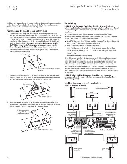 Heimkino-Komplettsystem Bedienungsanleitung - Harman Kardon