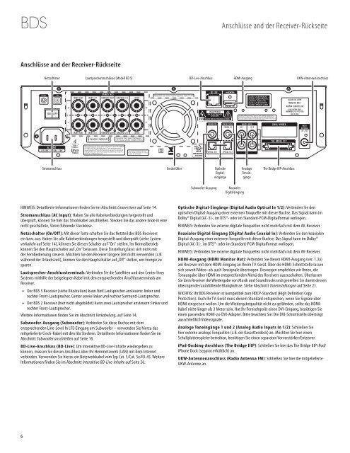 Heimkino-Komplettsystem Bedienungsanleitung - Harman Kardon