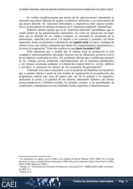 Los distritos industriales: modelo de desarrollo econÃ³mico ... - CAEI