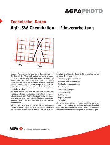 Technische Daten Agfa SW-Chemikalien - Foto Riegler-der ...