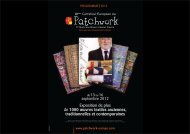 programme | 2012 - Carrefour Européen du Patchwork