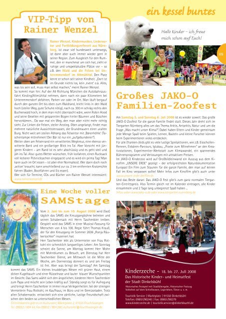 „groß” sein - Familienmagazin frankenkids