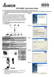 VFD-USB01 Instruction Sheet - Lubi Electronics