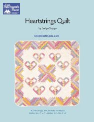 Heartstrings free pattern for log cabin quilt - ShopMartingale