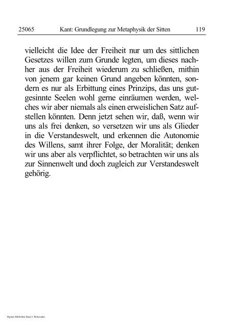 Immanuel Kant - Grundlegung zur Metaphysik der ... - Al-Adala.de