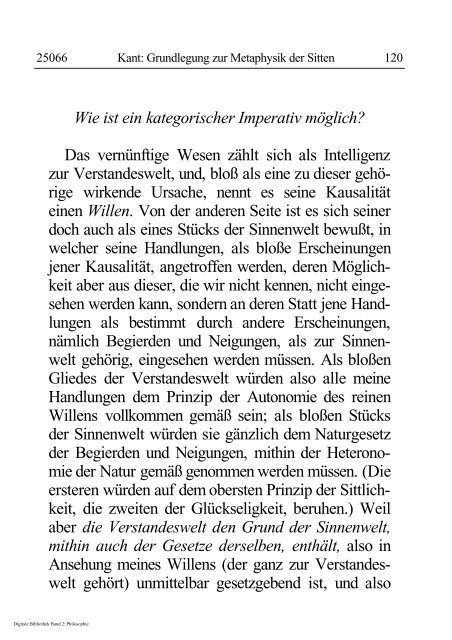 Immanuel Kant - Grundlegung zur Metaphysik der ... - Al-Adala.de