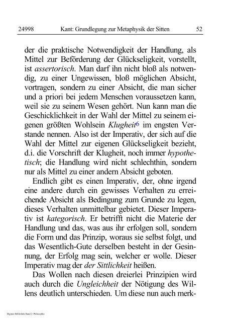 Immanuel Kant - Grundlegung zur Metaphysik der ... - Al-Adala.de