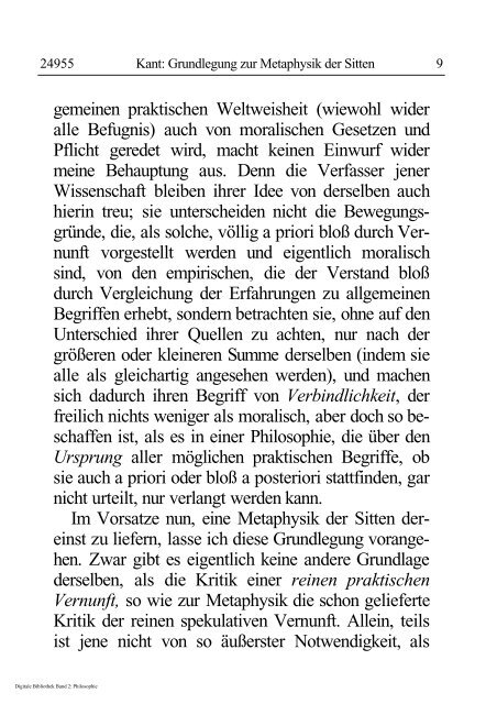 Immanuel Kant - Grundlegung zur Metaphysik der ... - Al-Adala.de