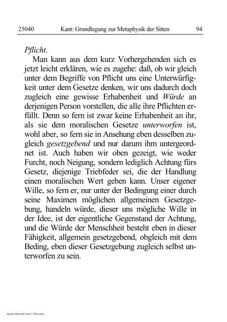 Immanuel Kant - Grundlegung zur Metaphysik der ... - Al-Adala.de