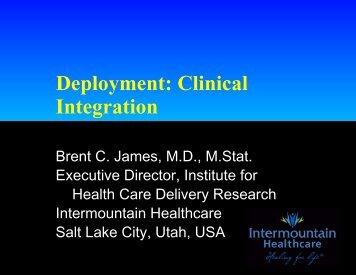 Clinical Integration.pdf - Intermountain Healthcare