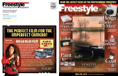 The Perfect Film For The Imperfect Camera Freestyle Photographic